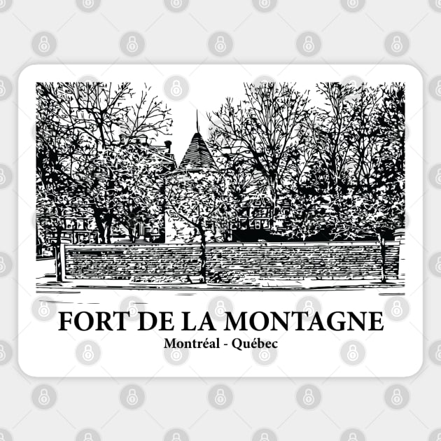 Fort de la Montagne - Montréal QC Magnet by Lakeric